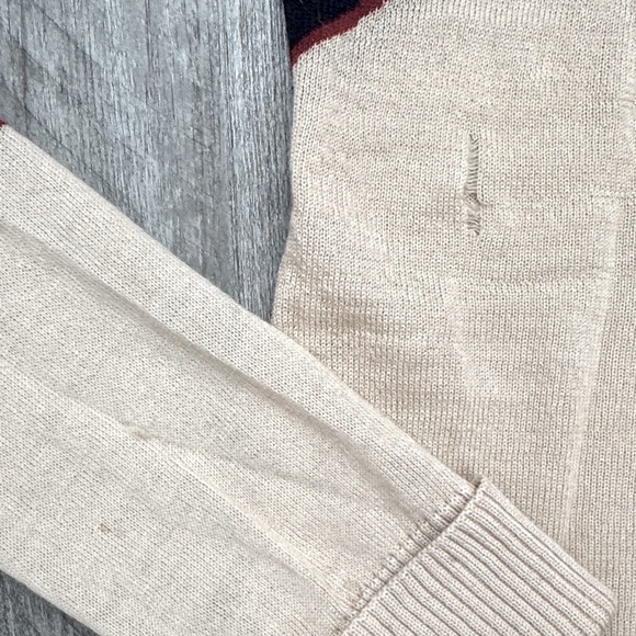 L.A.M.B. FALL 2007 - Beige and Black Turtleneck Sweater - Size Small - Picture 12 of 16